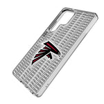 Atlanta Falcons Text Backdrop Clear Phone Case for Samsung Galaxy