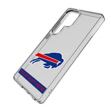 Buffalo Bills Personalized Tilt Clear Phone Case for Samsung Galaxy