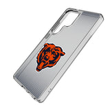 Chicago Bears Linen Clear Phone Case for Samsung Galaxy