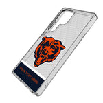 Chicago Bears Personalized EndZone Plus Clear Phone Case for Samsung Galaxy