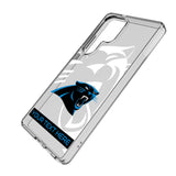 Carolina Panthers Personalized Tilt Clear Phone Case for Samsung Galaxy