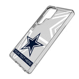 Dallas Cowboys Personalized Tilt Clear Phone Case for Samsung Galaxy