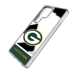 Green Bay Packers Personalized EndZone Plus Clear Phone Case for Samsung Galaxy