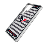 Houston Texans Field Clear Phone Case for Samsung Galaxy