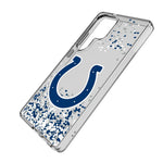 Indianapolis Colts Confetti Clear Phone Case for Samsung Galaxy