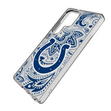 Indianapolis Colts Paisley Clear Phone Case for Samsung Galaxy