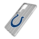 Indianapolis Colts Text Backdrop Clear Phone Case for Samsung Galaxy