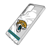 Jacksonville Jaguars Personalized Tilt Clear Phone Case for Samsung Galaxy