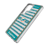 Miami Dolphins Field Clear Phone Case for Samsung Galaxy