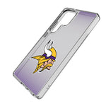 Minnesota Vikings Linen Clear Phone Case for Samsung Galaxy