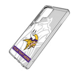 Minnesota Vikings Personalized Tilt Clear Phone Case for Samsung Galaxy