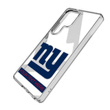 New York Giants Personalized Tilt Clear Phone Case for Samsung Galaxy