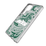 New York Jets Paisley Clear Phone Case for Samsung Galaxy