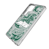 New York Jets Paisley Clear Phone Case for Samsung Galaxy