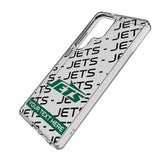 New York Jets Personalized Tilt Clear Phone Case for Samsung Galaxy