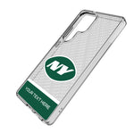 New York Jets Personalized EndZone Plus Clear Phone Case for Samsung Galaxy