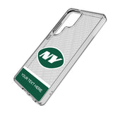 New York Jets Personalized EndZone Plus Clear Phone Case for Samsung Galaxy