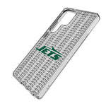 New York Jets Text Backdrop Clear Phone Case for Samsung Galaxy