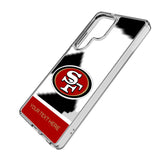 San Francisco 49ers Personalized EndZone Plus Clear Phone Case for Samsung Galaxy