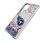 Tennessee Titans Confetti Clear Phone Case for Samsung Galaxy