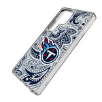 Tennessee Titans Paisley Clear Phone Case for Samsung Galaxy