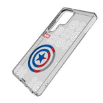 Marvel Avengers Captain America Sigil Clear Phone Case for Samsung Galaxy