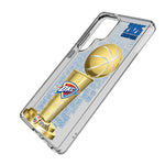 Oklahoma City Thunder 2025 NBA Champions Clear Phone Case for Samsung Galaxy