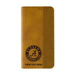University of Alabama Crimson Tide Personalized Burn Folio Phone Case for Apple iPhone