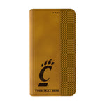 University of Cincinnati Bearcats Personalized Burn Folio Phone Case for Apple iPhone