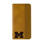 University of Michigan Wolverines Burn Folio Phone Case for Apple iPhone