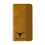 University of Texas Longhorns Personalized Burn Folio Phone Case for Apple iPhone