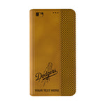 LA Dodgers Personalized Burn Folio Phone Case for Apple iPhone