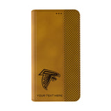 Atlanta Falcons Personalized Burn Folio Phone Case for Apple iPhone