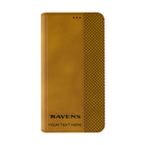 Baltimore Ravens Personalized Burn Folio Phone Case for Apple iPhone