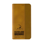 Cleveland Browns Personalized Burn Folio Phone Case for Apple iPhone