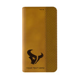 Houston Texans Personalized Burn Folio Phone Case for Apple iPhone