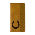 Indianapolis Colts Personalized Burn Folio Phone Case for Apple iPhone