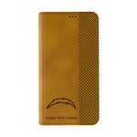 Los Angeles Chargers Personalized Burn Folio Phone Case for Apple iPhone