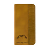 Los Angeles Chargers Personalized Burn Folio Phone Case for Apple iPhone