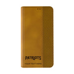 New England Patriots Personalized Burn Folio Phone Case for Apple iPhone
