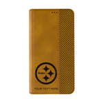 Pittsburgh Steelers Personalized Burn Folio Phone Case for Apple iPhone