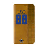 CeeDee Lamb Dallas Cowboys 88 Ready Folio Phone Case