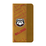 University of Georgia Bulldogs Uga Quadtile Folio Phone Case for Samsung Galaxy