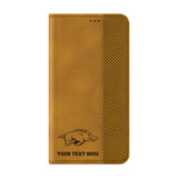 University of Arkansas Fayetteville Razorbacks Personalized Burn Folio Phone Case for Samsung Galaxy