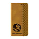 Florida State University Seminoles Personalized Burn Folio Phone Case for Samsung Galaxy