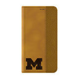 University of Michigan Wolverines Burn Folio Phone Case for Samsung Galaxy