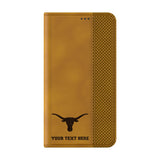 University of Texas Longhorns Personalized Burn Folio Phone Case for Samsung Galaxy