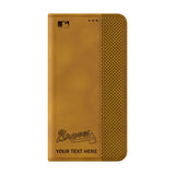 Atlanta Braves Personalized Burn Folio Phone Case for Samsung Galaxy