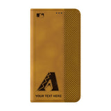 Arizona Diamondbacks Personalized Burn Folio Phone Case for Samsung Galaxy