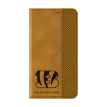 Cincinnati Bengals Personalized Burn Folio Phone Case for Samsung Galaxy